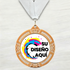 Medalla de Metal Personalizada de 2.5" con Cinta MDL751